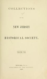 Cover of: Semi-centennial celebration of the founding of the New Jersey Historical Society, at Newark, N. J., May 16, 1895. by New Jersey Historical Society.