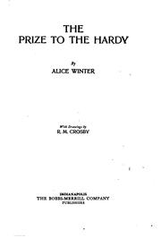 Cover of: The prize to the hardy