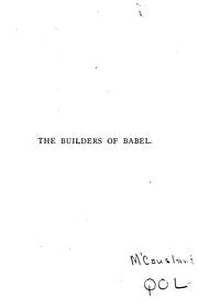 Cover of: The builders of Babel.