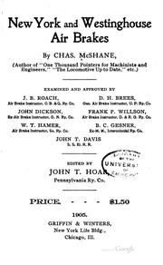 New York and Westinghouse air brakes by Charles McShane