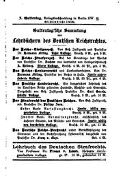 Cover of: Das staatsrecht des Deutschen Reiches.