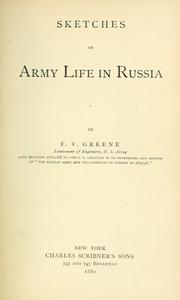 Cover of: Sketches of army life in Russia