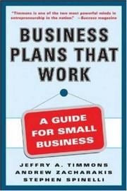 Cover of: Business Plans that Work | Jeffry A. Timmons