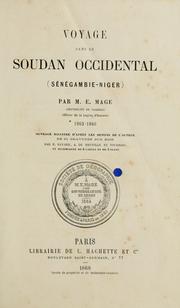 Cover of: Voyage dans le Soudan occidental (Sénégambie-Niger)