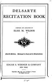 Cover of: Delsarte recitation book