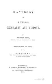 Cover of: Handbook of mediaeval geography and history by Wilhelm Pütz