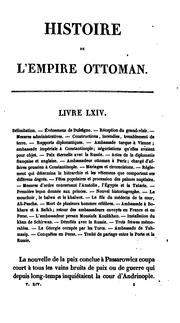 Cover of: Histoire de l'Empire ottoman: depuis son origine jusqu'à nos jours
