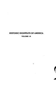 Cover of: Historic highways of America ...