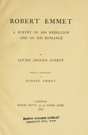 Cover of: Robert Emmet by Louise Imogen Guiney