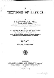 Cover of: A text-book of physics. by J. H. Poynting