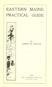 Cover of: Eastern Maine practical guide by Albert Moore Rollins