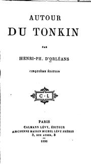Cover of: Autour du Tonkin
