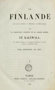 Cover of: La Finlande by L. Léouzon Le Duc