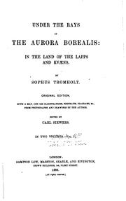 Cover of: Under the rays of the aurora borealis | Sophus Tromholt