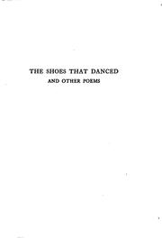 Cover of: The shoes that danced, and other poems by Anna Hempstead Branch