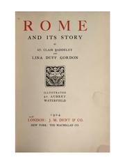 Cover of: Rome and its story