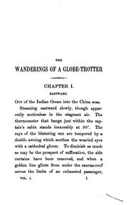 Cover of: Wanderings of a globe-trotter in the Far East