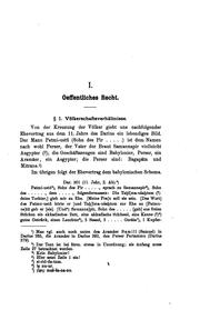 Cover of Aus dem babylonischen Rechtsleben .. by J[osef] Kohler