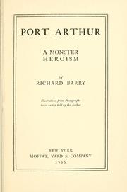 Cover of: Port Arthur