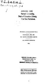 Cover of: Percentage and mensuration for the sixth, seventh, and eighth grades