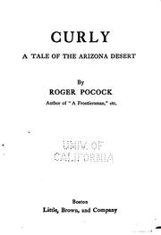 Cover of: Curly: a tale of the Arizona desert