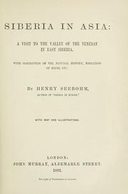 Siberia in Asia by Henry Seebohm