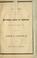Cover of: Address at the Mithras Lodge of Sorrow, Washington, November, 10, 1881