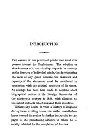 Cover of: Foreign secretaries of the XIX. century to 1834 by Percy Melville Thornton