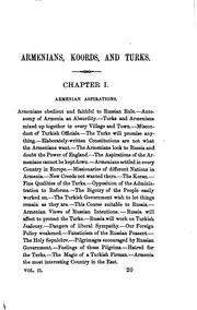 Armenians, Koords, and Turks by James Creagh