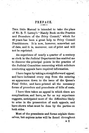 Privy council appeals by Preston, Thomas