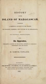 A history of the island of Madagascar by Samuel Copland