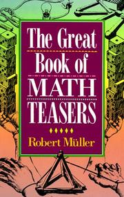 Cover of: The great book of math teasers