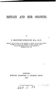 Cover of: Britain and her colonies.