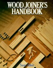 Cover of: Wood joiner's handbook