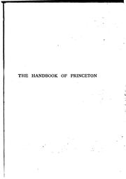 The handbook of Princeton by John Rogers Williams
