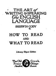 Cover of: How to read and what to read