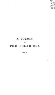 Cover of: Narrative of a voyage to the Polar Sea during 1875-6 in H.M. ships 'Alert a̓nd 'Discovery /̓ by George S. Nares, George S. Nares