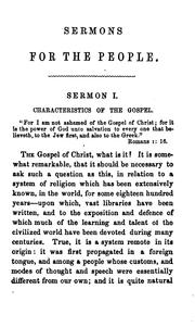 Cover of: Sermons for the times and the people