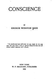 Cover of: Conscíence by George Winston Reid