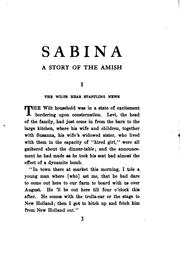 Cover of: Sabina by Helen Reimensnyder Martin