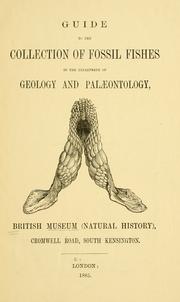 Cover of: Guide to the collection of fossil fishes in the Department of Geology and Palæontology, British Museum (Natural History) ...