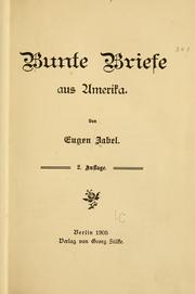 Cover of: Bunte briefe aus Amerika.