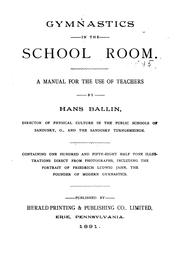 Cover of: Gymnastics in the school room. by Hans Ballin