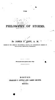 Cover of: The philosophy of storms.