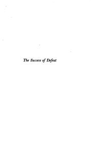 Cover of: The success of defeat by Maltbie Davenport Babcock