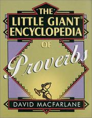 Cover of: The Little Giant Encyclopedia of Proverbs by David Macfarlane