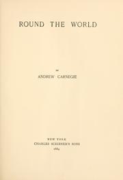 Cover of: Round the world by Andrew Carnegie