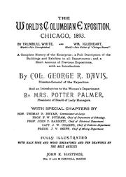 The World's Columbian exposition, Chicago, 1893 by Trumbull White