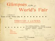 Cover of: Glimpses of the World's Fair by 