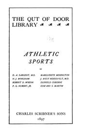 Cover of: The Out of door library.: Athletic sports ...
